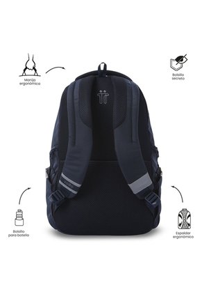 Morral Universitario Eufrates 2.0 Porta PC 13" Azul