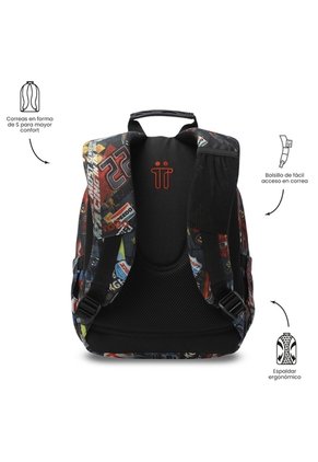 Morral Juvenil Porta Tablet 10" Tempera Rojo