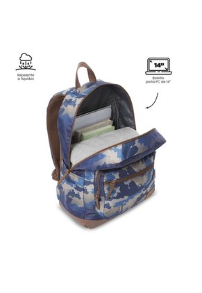 Morral Universitario Tocax Porta PC 14" Azul Hombre