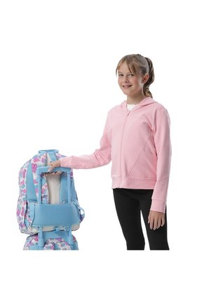 Morral Juvenil Porta PC 14" Acuareles Blanco
