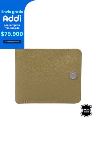 Billetera De Cuero Tooine Amarilla Pequeña Totto