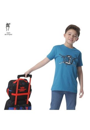 Lonchera Térmica Para Niño Spiderman Hero Grande Negra