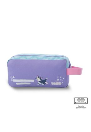 Cartuchera Escolar Grande Para Niña 2 Cuerpos Minnie Morada