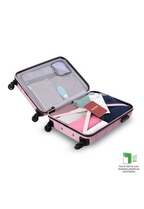 Maleta De Cabina 360 Rayatta S2 10 Kilos Rosada