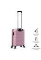 Maleta De Cabina 360 Rayatta S2 10 Kilos Rosada de Totto