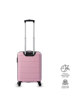 Maleta De Cabina 360 Rayatta S2 10 Kilos Rosada