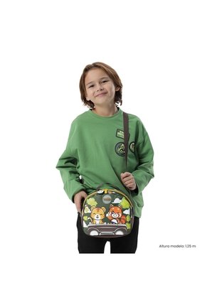 Lonchera Térmica Para Niño Safari Mediana Verde