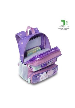 Morral Para Niña Friends Party Pequeño Color Morado