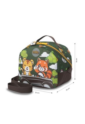 Lonchera Térmica Para Niño Safari Mediana Verde