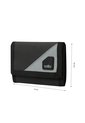 Billetera Contrast Can Con RFID Blocker Negra de Totto