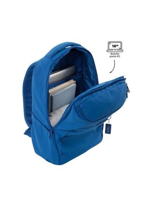 Morral Universitario Porta PC 16" Storm Azul Hombre