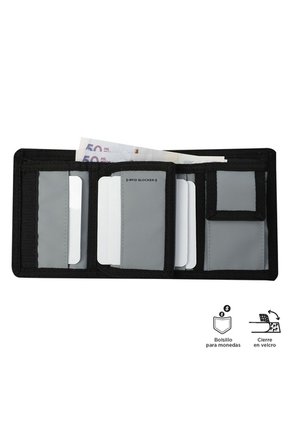 Billetera Contrast Can Con RFID Blocker Negra