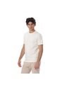 Camisa Para Hombre Unicolor Manne Manga Corta Blanca de Totto