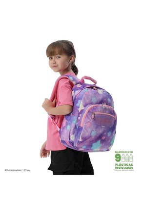 Morral Juvenil Porta PC 13" Gommas Rosado