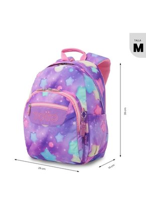 Morral Juvenil Porta PC 13" Gommas Rosado