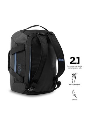 Tula De Viaje 2 En 1 Rever 35 Mediana Color Negra