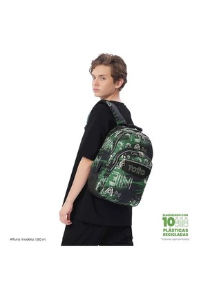 Morral Juvenil Porta PC 14" Rayol Verde
