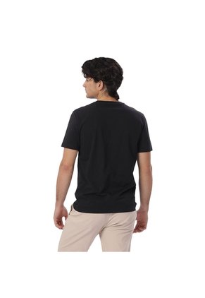 Camiseta Estampada Para Hombre Primen Manga Corta Negra