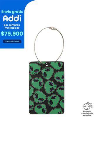 Identificador De Maletas De Viaje Travel Tag Verde Totto