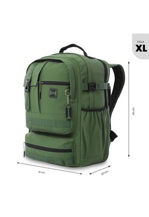 Morral Universitario Porta PC 15.4" Spa Verde Hombre