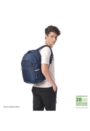 Morral Universitario Porta PC 15.4" Indo Azul Unisex