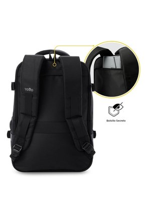 Morral Multifuncional De Viaje Mediano Trip Negro