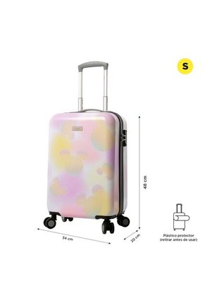 Maleta De Cabina 360 Minnie Sense Scapes 10 Kilos Rosada
