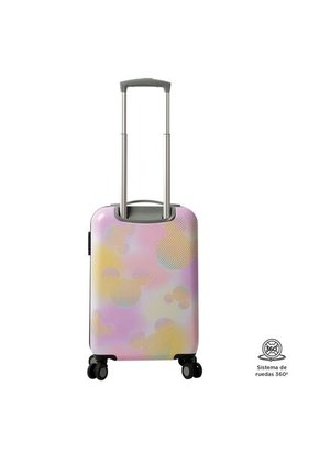 Maleta De Cabina 360 Minnie Sense Scapes 10 Kilos Rosada