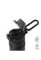 Termo Para Agua Con Tapa Intercambiable Flux 550 Ml Negro de Totto