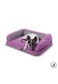 Cama Para Perros Acolchada Alina Morada Con Colchón Extraíble de Totto