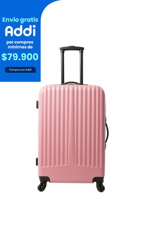 Maleta De 23 Kg 360 Rocka By Totto Mediana Rosada Totto