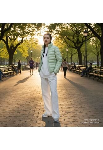 Chaqueta Acolchada Para Mujer Colora Verde Totto