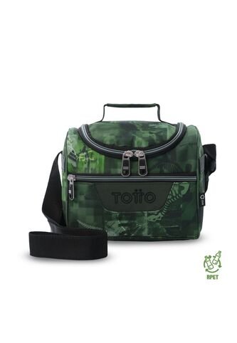 Lonchera Térmica Para Hombre Pizarra Mediano Verde Totto