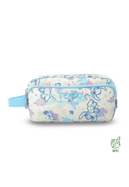 Cartuchera Multiuso Agapec Stitch Grande Blanca Mujer