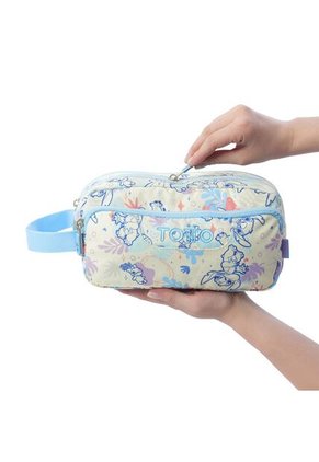 Cartuchera Multiuso Agapec Stitch Grande Blanca Mujer