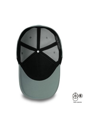 Gorra Beisbolera Folkins Color Verde/Gris/