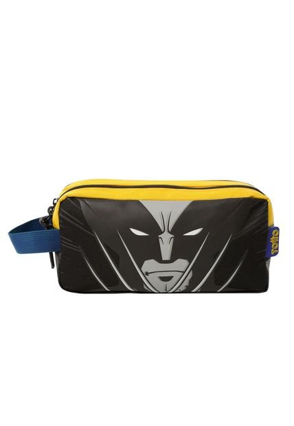 Cartuchera Escolar Para Hombre X-men Wolverine Amarillo