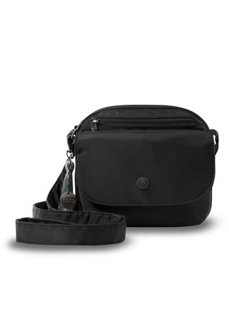 Bolso Para Mujer Corneana Tipo Crossbody Pequeño Negro Totto