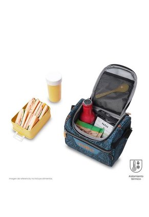 Lonchera Térmica Para Hombre Pizarra Mediano Azul