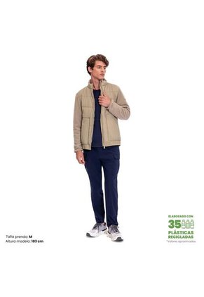 Chaqueta Acolchada Para Hombre Jetty Beige