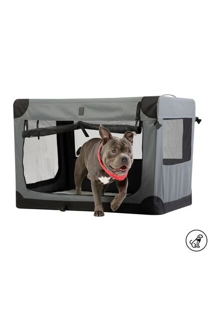 Guacal Para Perro Pequeño Doggy S Gris
