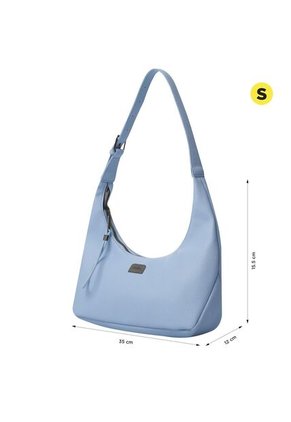 Bolso Universitario Smooth Pequeño Azul Mujer