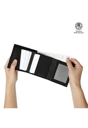 Billetera Riva Aq Con RFID Blocker Negra