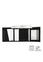 Billetera Riva Aq Con RFID Blocker Negra de Totto