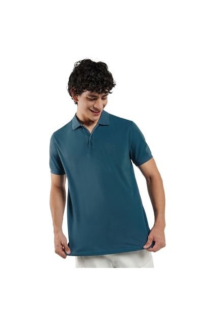 Camisa Polo Mason Azul Hombre