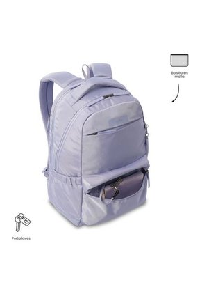 Morral Antimpacto Comfort 2.0 Porta PC 16" Morado Mujer
