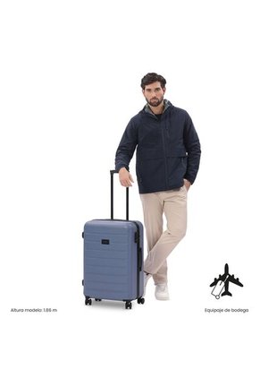 Maleta De Viaje Mediana 360 Harbor Azul