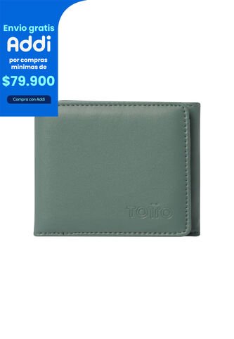 Billetera Ermatto Con RFID Blocker Verde Totto