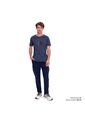 Camiseta Estampada Para Hombre Atena Manga Corta Azul de Totto
