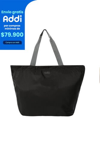 Shopping Bag Plegable Ramel Liviana Negro Totto